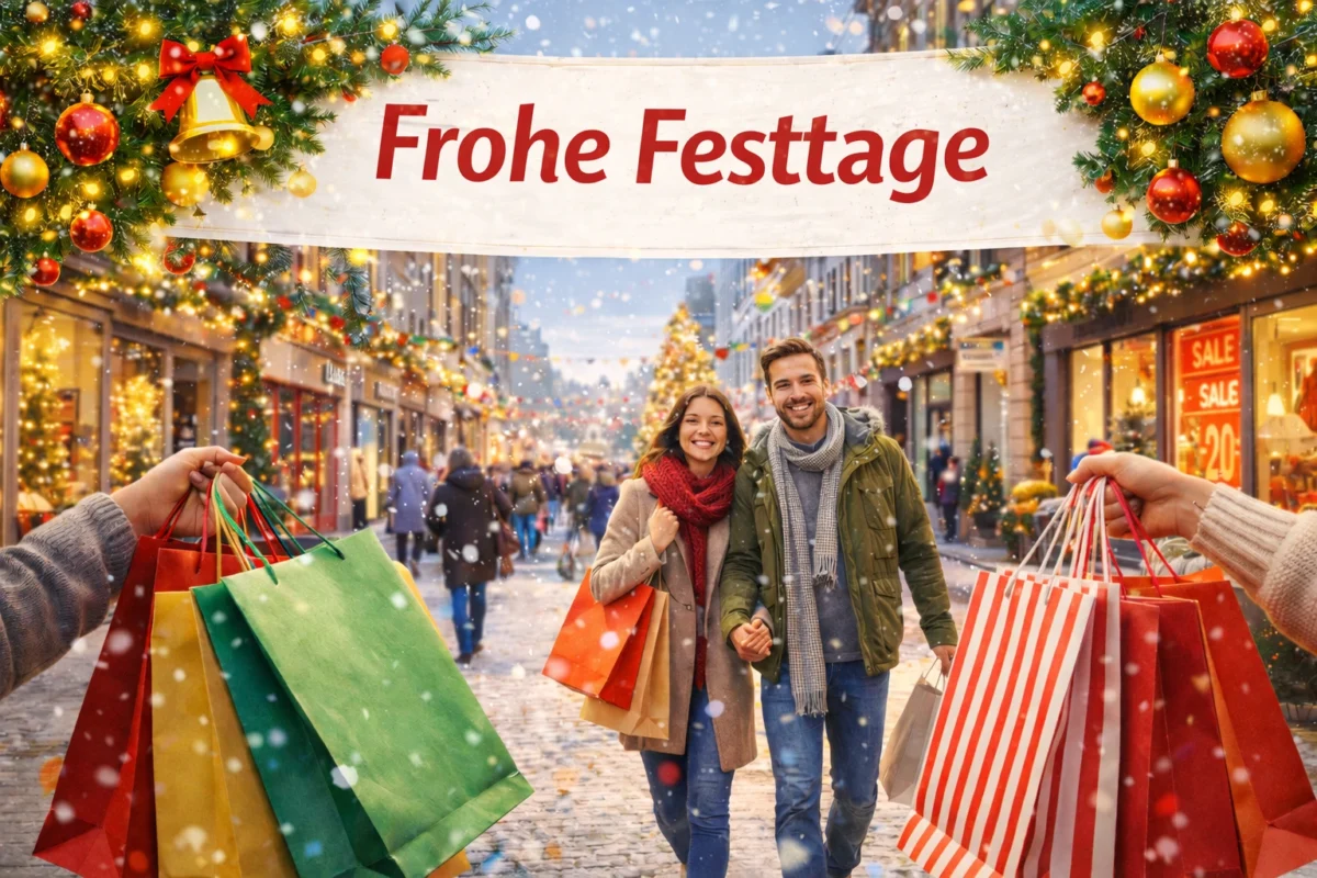 Frohe Festtage! Wir sind bald wieder für Sie da
